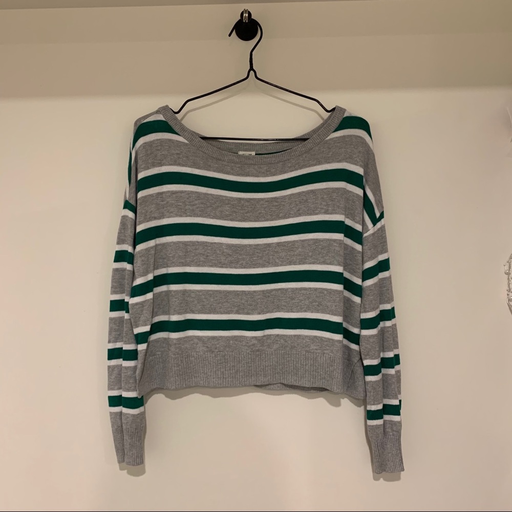 Garage stripped long sleeve